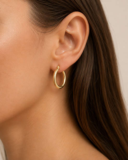 Classic Gold Hoop Earrings