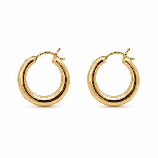 Classic Gold Hoop Earrings
