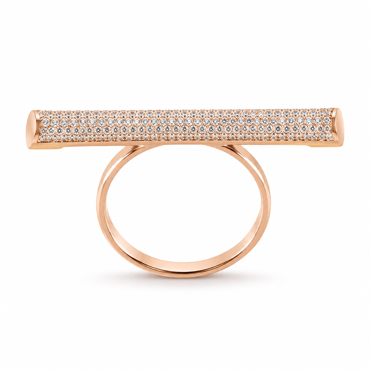 Crystal Bar Statement Ring