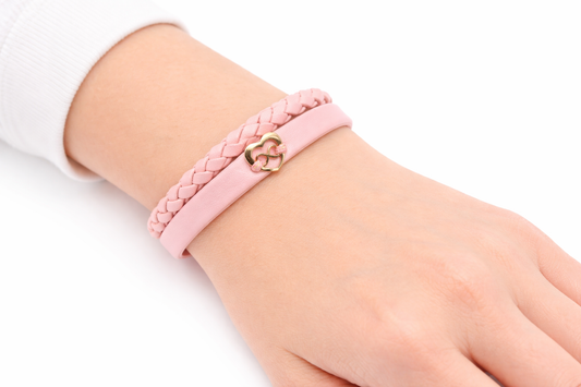 Heart Infinity Cord Bracelet