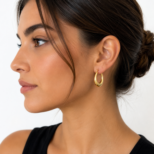 Small Oval Earrings