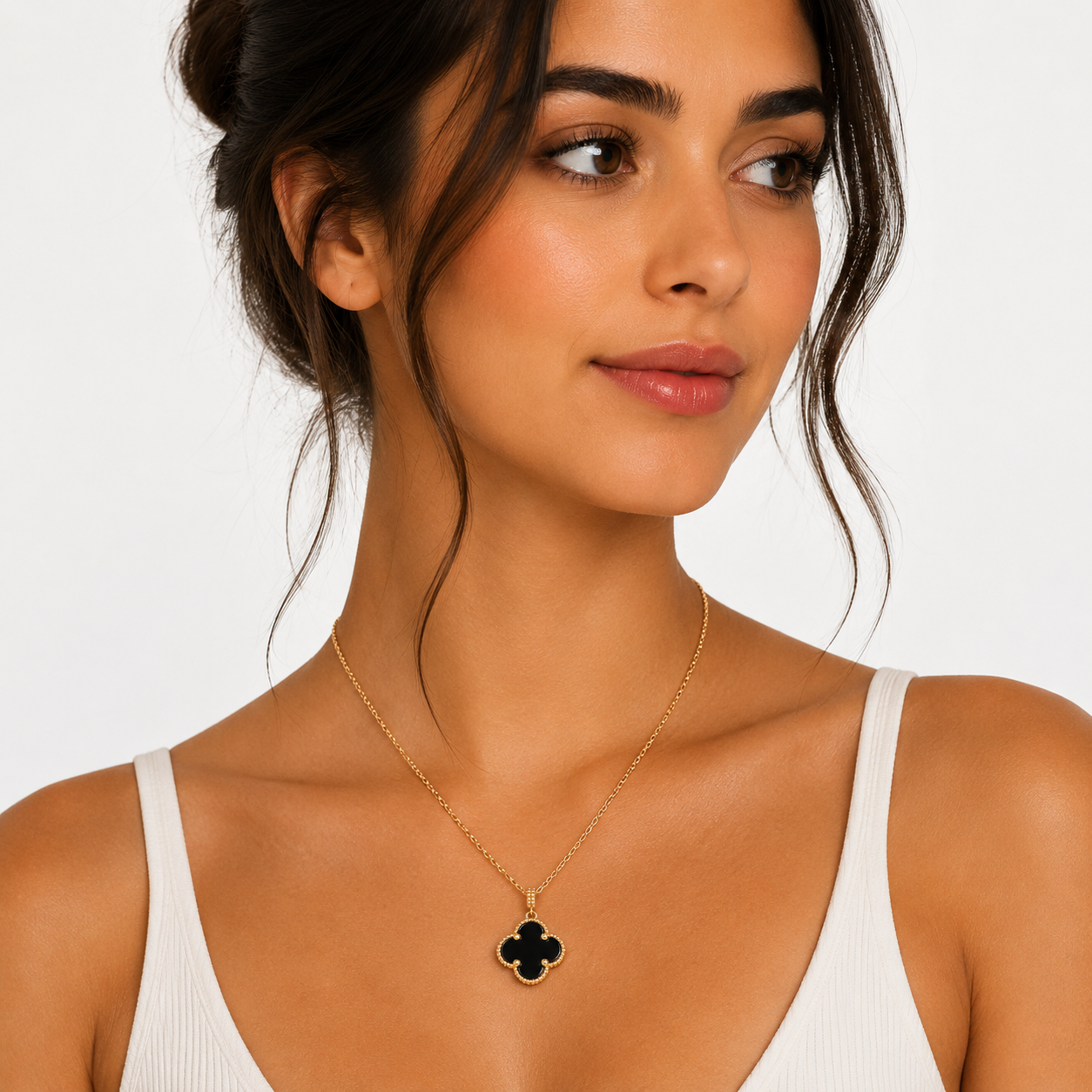 Black VanCleef Pendant