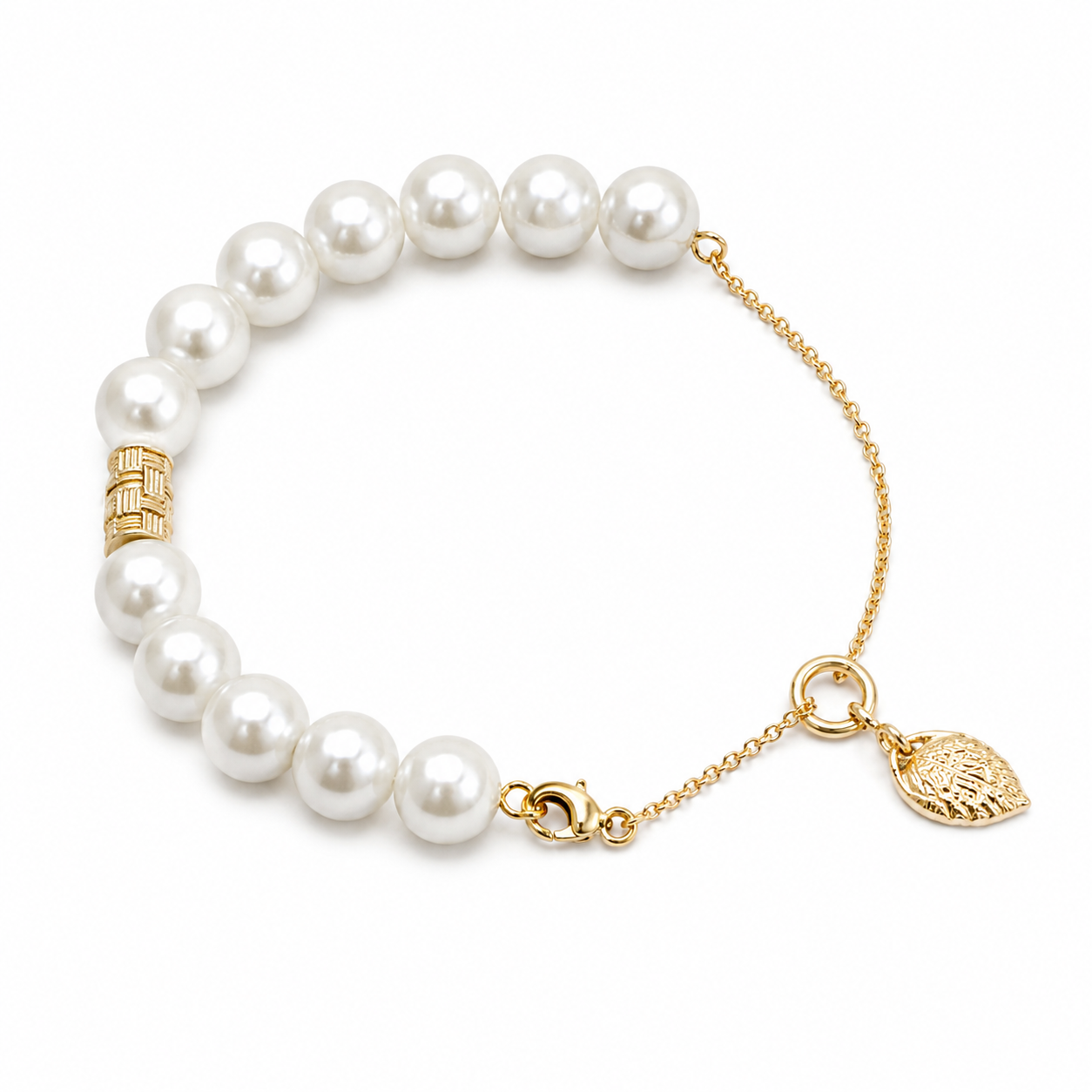 Gold Pearl Bracelet