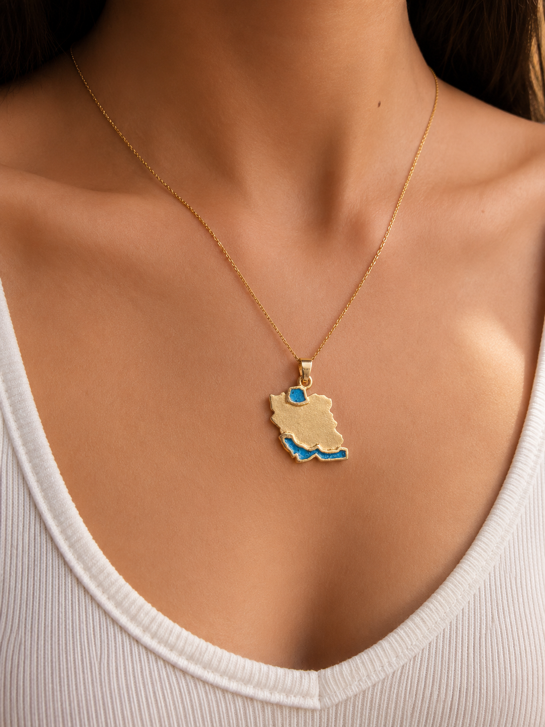 Iran Map Pendant