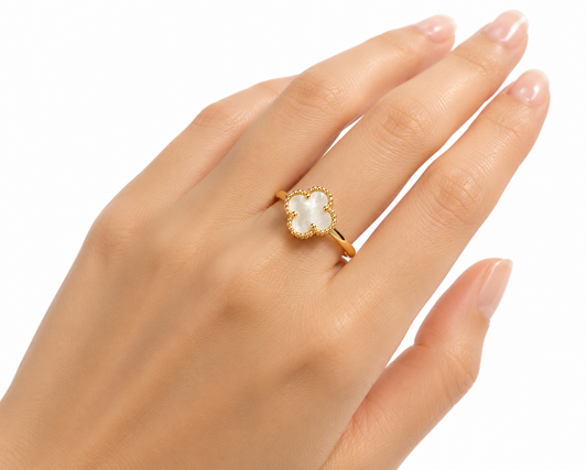 Mother-of-Pearl Ring Van Cleef