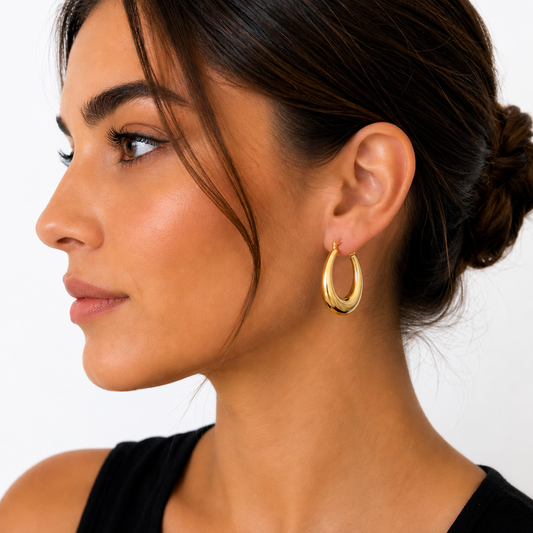 Big Oval Earrings