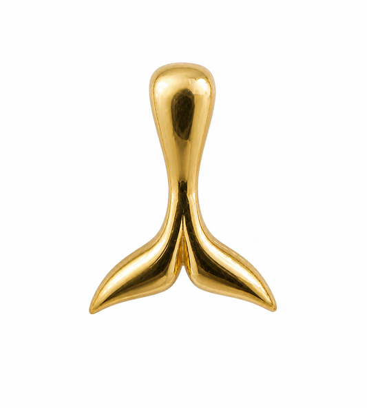 Whale tail pendant