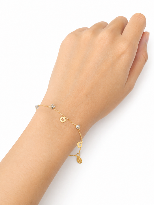 Ball and Heart Bracelet
