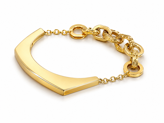 Geometric Link Bracelet