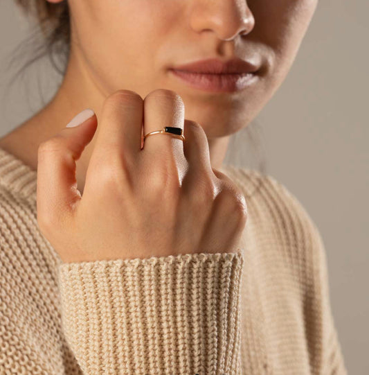 Onix black ring