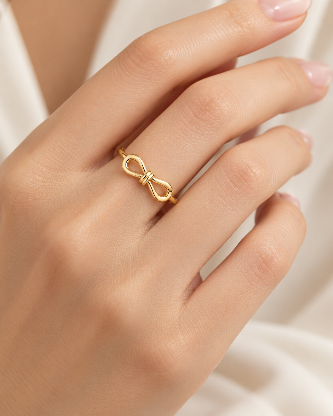 Golden Bowline Ring