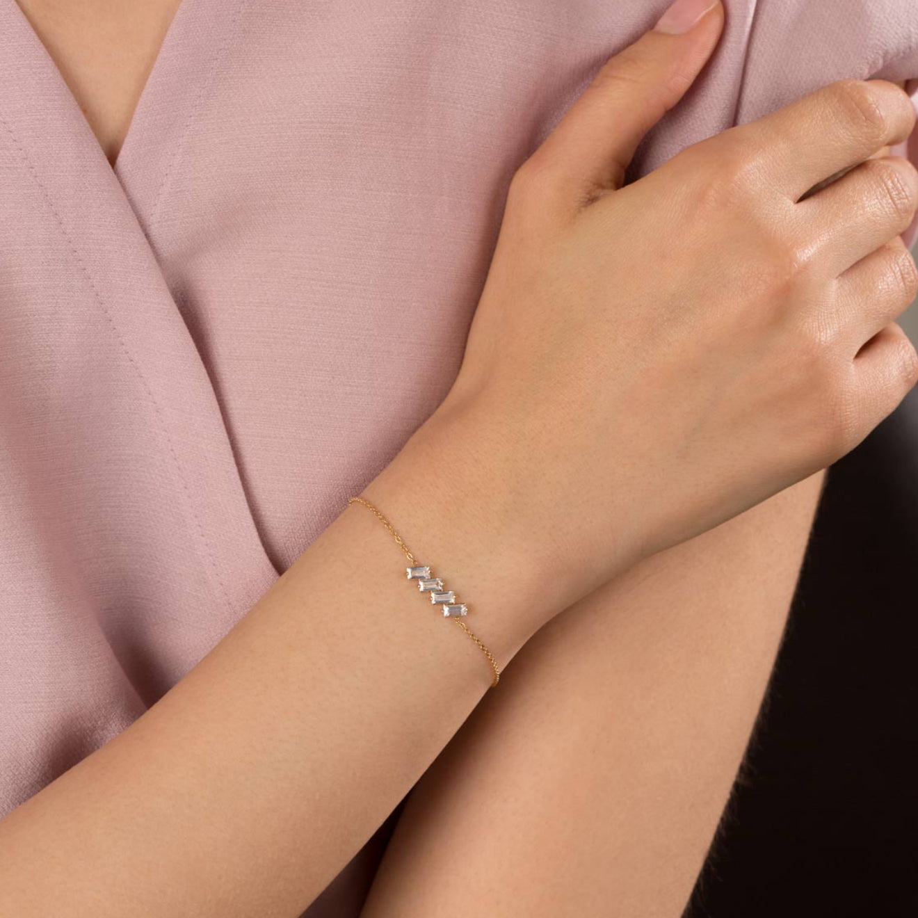 4 Baguette bracelet