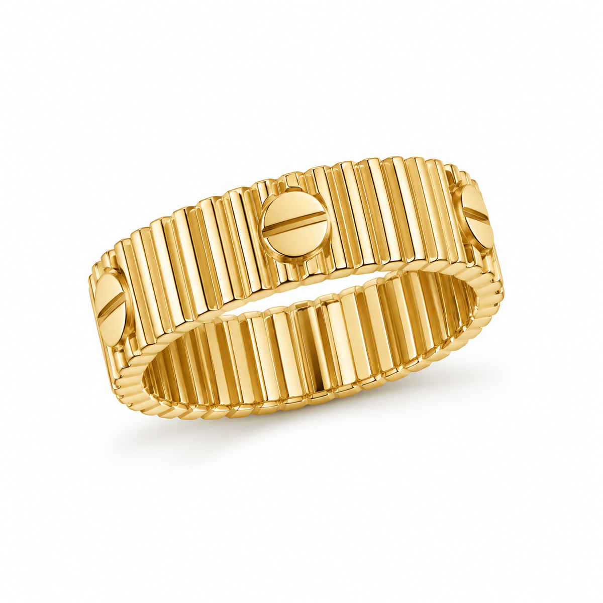 Fluted Band Ring