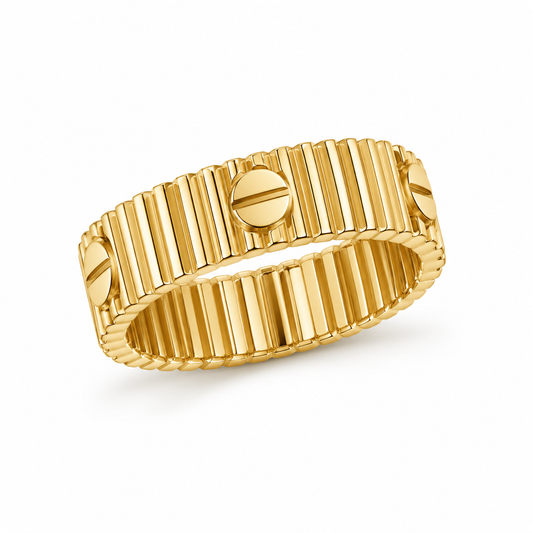 Fluted Band Ring