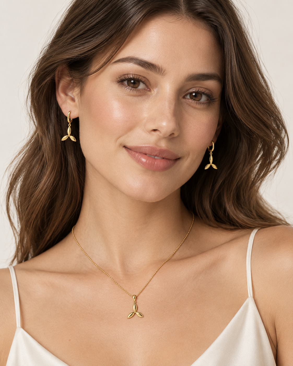 Triple Leaf Jewelry Set
