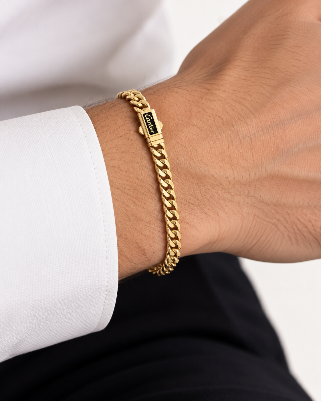 Cuban Link Bracelet – Cartier Style