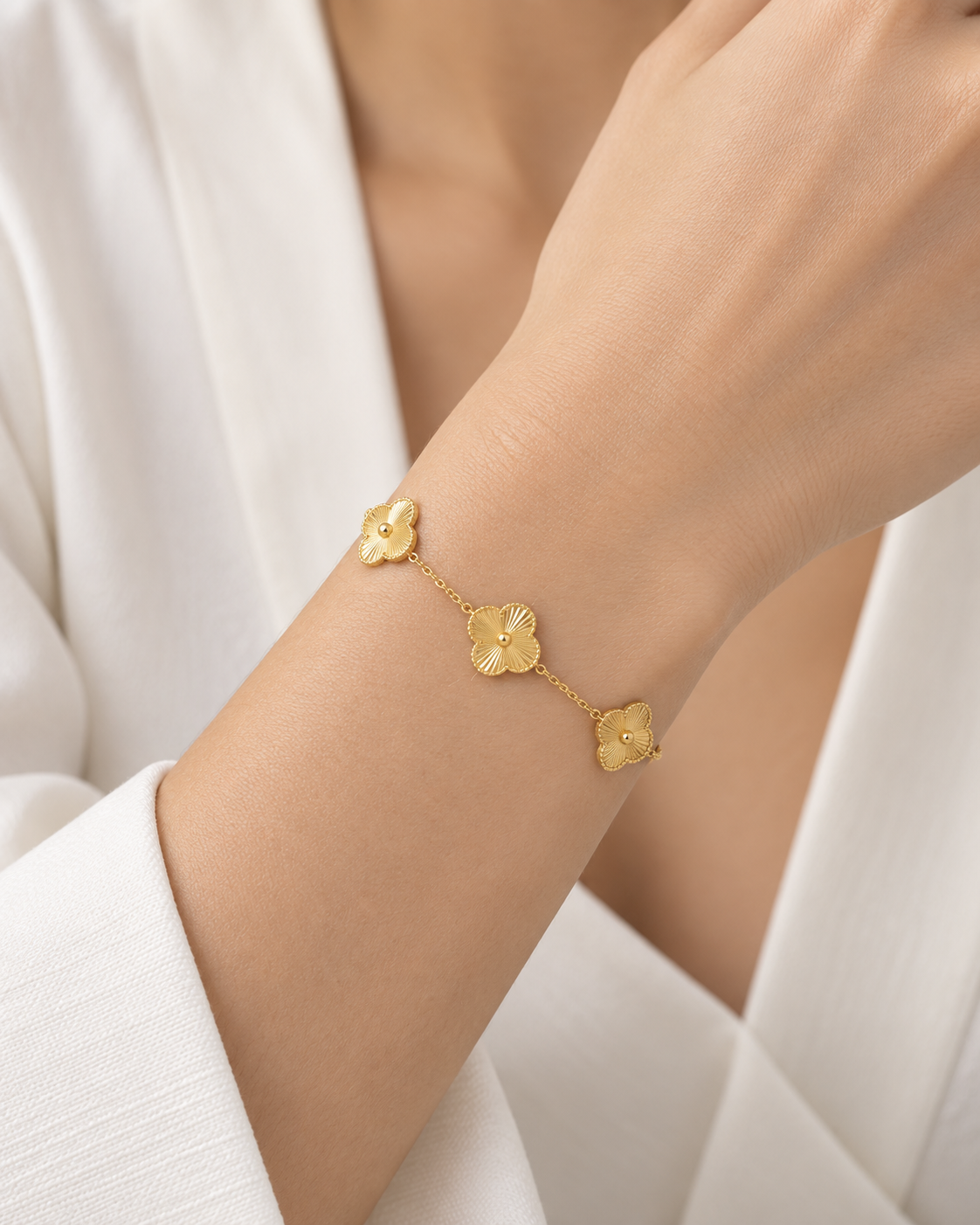Three-Flower Bracelet