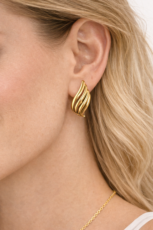 Wave earrings