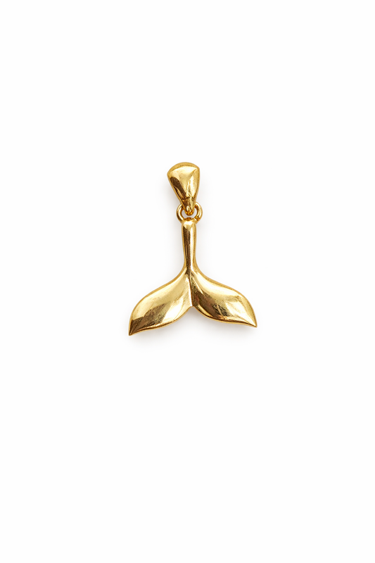 Whale tail necklace pendants