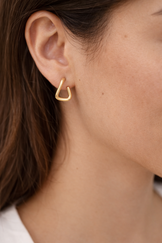 Minimal Gold Hoops earrings
