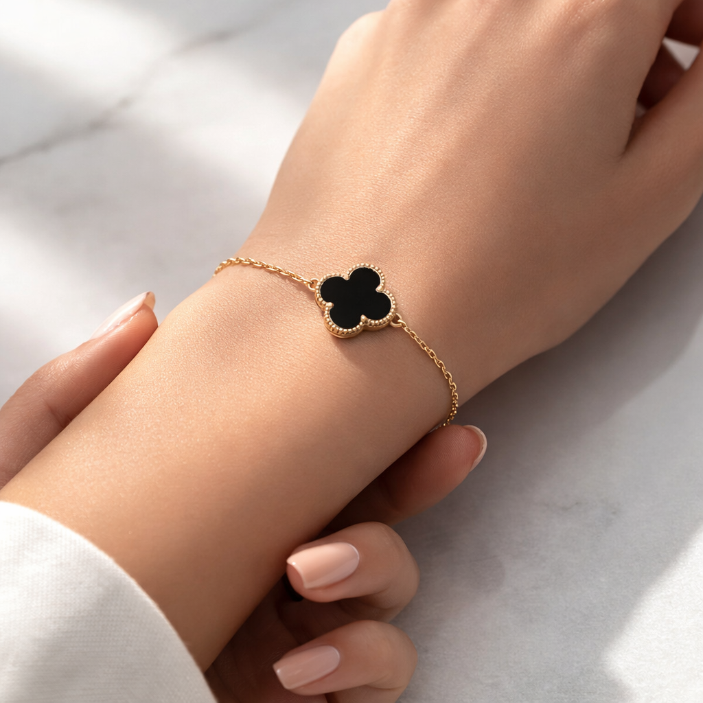 Black Clover Gold Bracelet