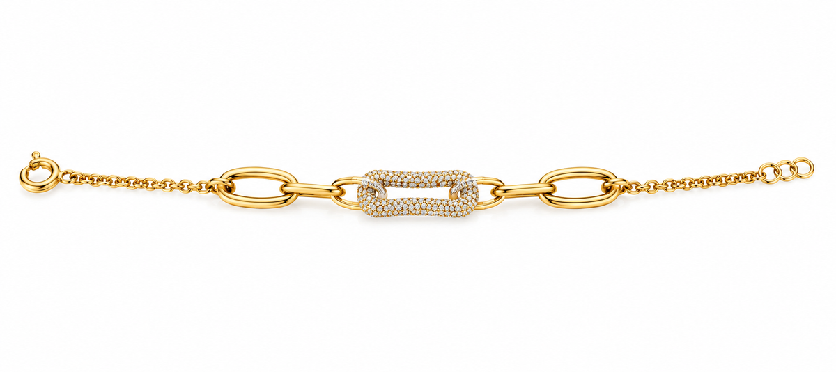 Liora Pavé Link Bracelet
