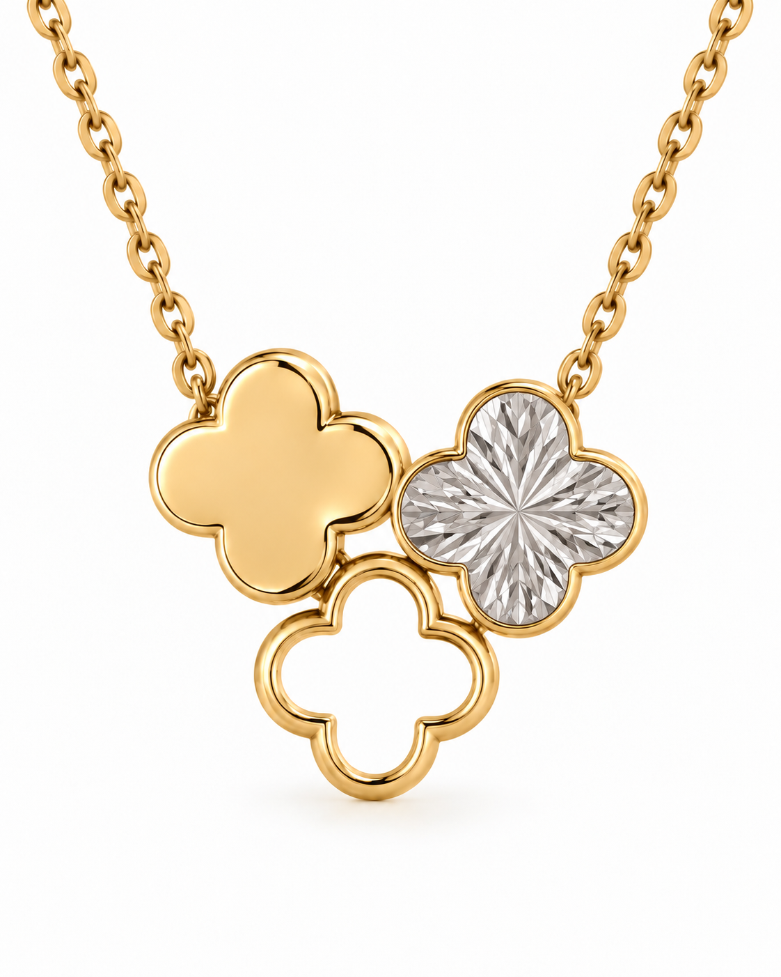 Trio Bloom Necklace