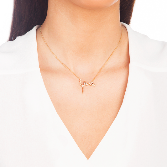 Calligraphy "Eshq (Love)" Pendant Necklace